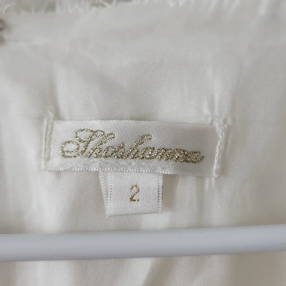 Shoshanna Rose Floral Lace Sheath Dress White 2 - Picture 5 of 6